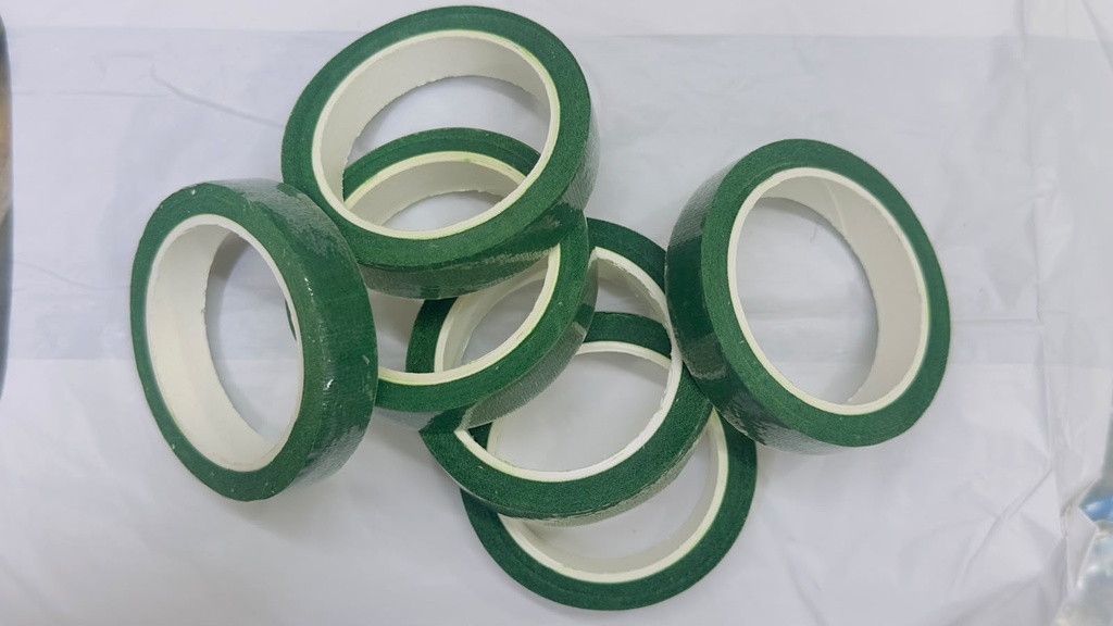 [299] Floral green tape 12pcs