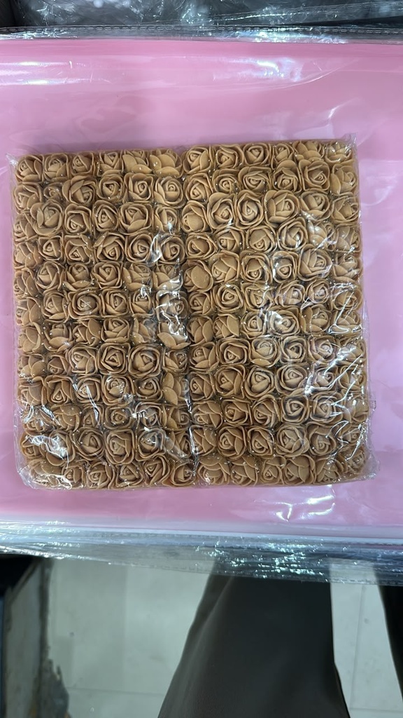 artificial rose flower (brown)